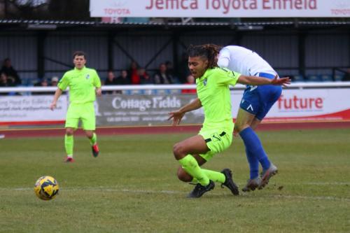 IMG 4142-Camron-Gbadebo-shields-the-ball-from-Jake-Cass