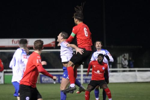 IMG 3200-Billericays-Michael-Chambers-wins-a-challenge-against-Adam-Cunnington