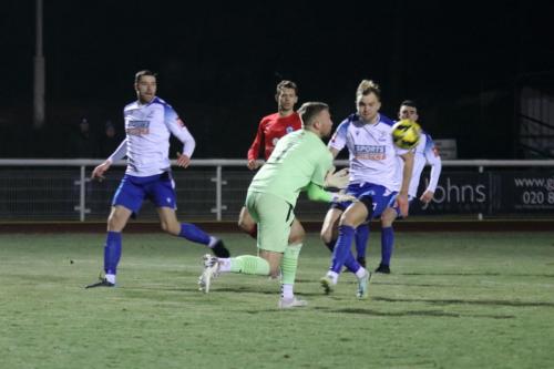 IMG 3336-Billericays-Harry-Seaden-collects-ahead-of-James-Richmond