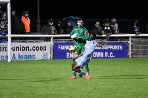 IMG 8573-Casuals-keeper-Eddie-Allan-and-Enfields-Andre-Coker