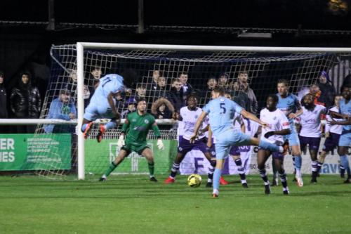 IMG 8627-Enfields-Andre-Coker-L-is-free-at-the-back-post-but-cant-get-a-header-on-target