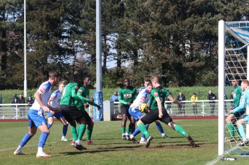 IMG 8581-Haringeys-Scott-Mitchell-blocks-an-Enfield-effort