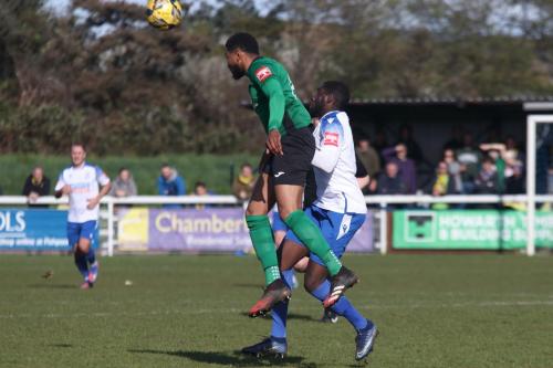 IMG 8900-Christos-Djamas-clears-from-Michale-Bakare