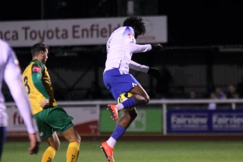 IMG 8263-Andre-Coker-blocks-a-clearance-before-scoring-the-opening-goal