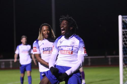 IMG 8284-Andre-Coker-celebrates-his-goal-with-Wraynel-Hercules