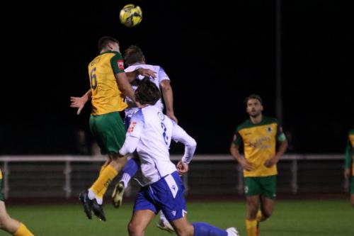 IMG 8392-Horshams-Luca-Cocoracchio-heads-clear-from-Adam-Cunnington