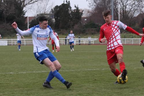 IMG 3559-Marcus-Wyllie-crosses-through-Leo-Hamblinss-attempt-to-block