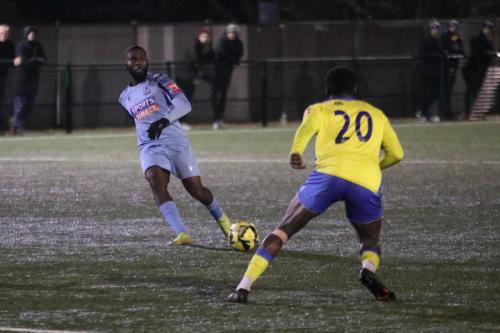 IMG 1239-Juevan-Spencers-attempted-pass-is-cut-out-by-William-Dupray-R