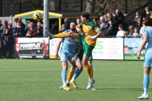 IMG 8285-Horshams-Tom-Kavanagh-clears-from-Jake-Cass