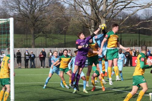 IMG 8465-Horshams-Taylor-Seymour-punches-clear-from-Joshua-Okotcha