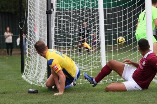 IMG 7215-Adam-Cunnington-L-and-Lewis-Manor-watch-as-Cunningtons-shot-passes-across-the-goal-mouth