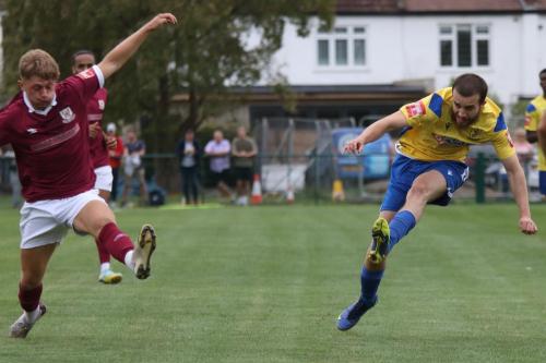 IMG 7223-Bilal-Sayoud-R-crosses-as-Finlay-Titchmarsh-tries-to-block