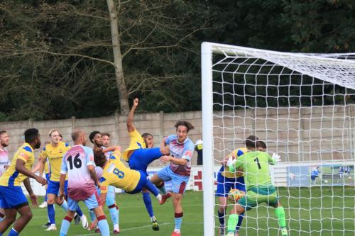 IMG 2279-After-Zaki-Oualahs-weak-punch-Kyle-Bailey-beats-Sam-Youngs-to-the-loose-ball-but-his-shot-is-saved-as-is-George-Sykes-follow-up-effort