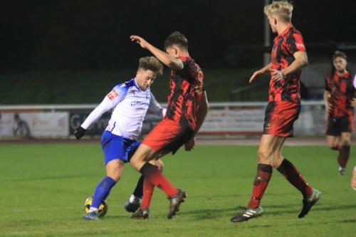 IMG 5832-Regents-Jake-Thompson-tackles-Lewis-Taaffe