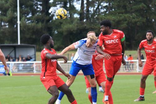 IMG 1862-Carshalton-captain-Paris-Hamilton-Downes-heads-clear-from-James-Richmond