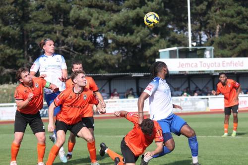 IMG 1068-Enfields-Joshua-Okotcha-R-flicks-a-header-across-goal