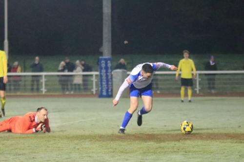 IMG 5316-Marcus-Wyllie-regains-his-balance-after-robbing-Thomas-Thygesen-before-scoring-the-third-Enfield-goal