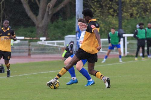 IMG 1082-Cheshunts-Samuel-Kuffour-clears-from-Lewis-Taaffe