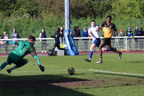 IMG 1395-Woody-Williamson-saves-from-Enfields-MArcus-Wyllie