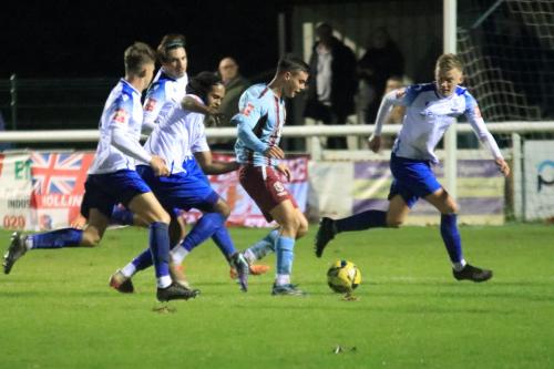IMG 4329-Hastings-Jack-Bates-surrounded-by-L-r-Ollie-Knight-Sam-Youngs-Joshua-Okotcha-and-Joe-Payne
