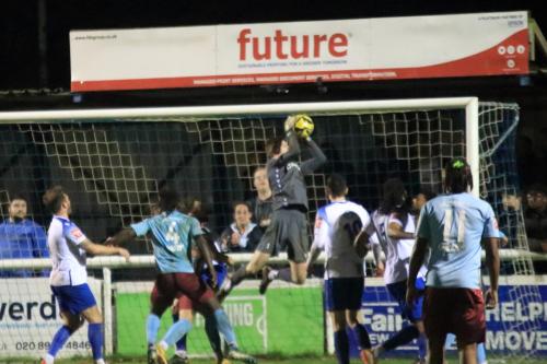 IMG 4353-Enfields-Rhys-Forster-catches-a-cross