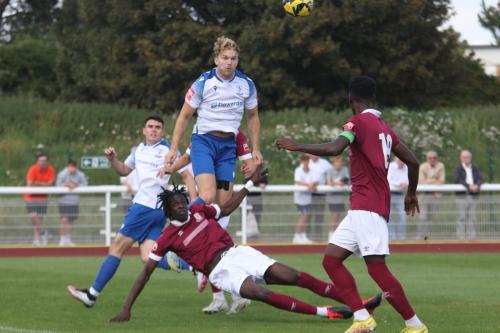 IMG 0523-Enfields-James-Richmond-wins-a-header-but-is-judge-to-have-fouled-Valckx-Fernandes