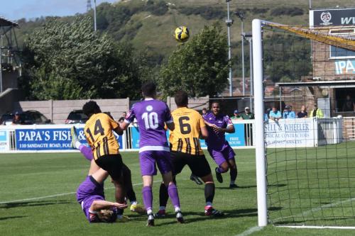 IMG 0300-James-Richmond-on-floor-hits-the-Folkestone-crossbar