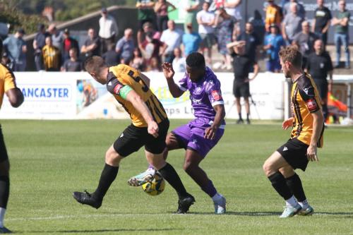 IMG 0320-Folkestones-Callum-Davies-challenges-Reece-Beckles-Richards