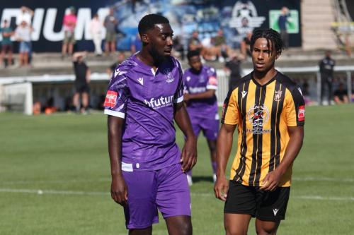 IMG 0430-Ekow-Coker-who-made-his-Enfield-debut-as-a-half-time-substitute-and-Jordan-Ababio