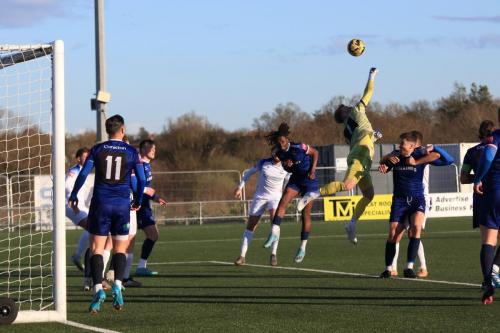 IMG 0847-Margate-keeper-Harry-Seaden-punches-clear