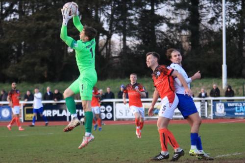 IMG 8129-Harrison-Foulkes-collects-a-harmless-cross