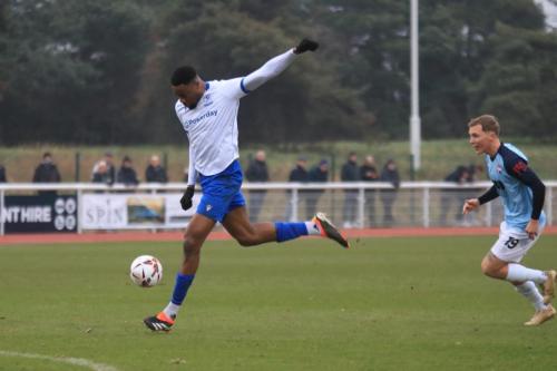 IMG 6650-Bayley-Brown-ines-up-a-shot-but-slices-the-ball-wide