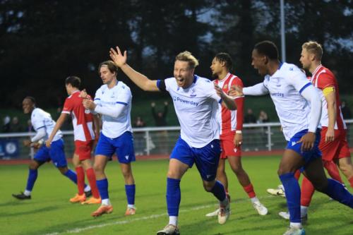 IMG 5534-Enfields-Adam-Thompson-celebrates-his-goal