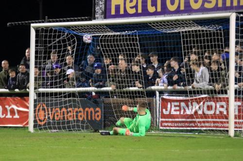 IMG 5627-Joe-Payne-puts-the-third-Enfield-kick-into-theroof-of-the-net.-2-2