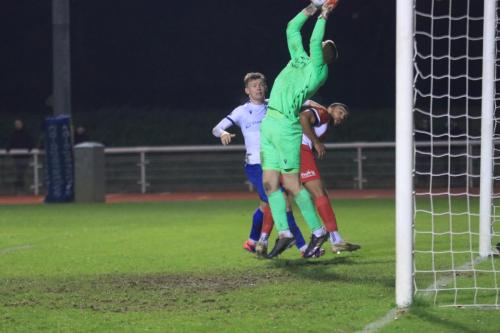 IMG 5949-Mason-Terry-catches-a-cross-ahead-of-Joe-Payne-and-Nathan-Bertram-Cooper