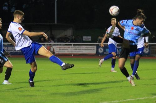 IMG 5337-Canice-Carroll-blocks-a-shot-from-Dan-Cox