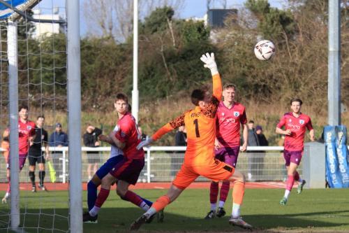 IMG 7732-Angels-keeper-Matthew-Rowley-cant-reach-the-ball