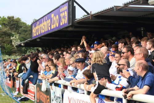 IMG 0054-The-start-of-the-biggest-ever-celebrations-following-a-5-1-loss-as-results-elsewhere-mean-Enfield-retain-their-place-in-the-division