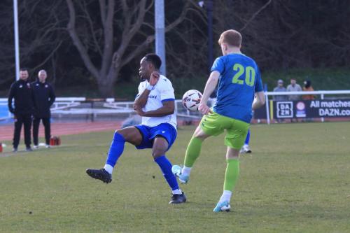 IMG 8555-Ryan-Law-clears-from-Xavier-Benjamin