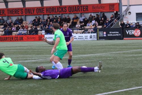 IMG 9103-Edon-Pruti-tackles-Anointed-Chukwu-from-behind.-Appeals-for-a-penalty-were-stifled-as-the-ball-ran-to-Sam-Youngs-who-scored