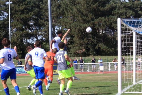 IMG 0776-Harry-Lodovica-heads-into-the-Totton-net-but-the-goal-is-disallowed-for-an-offside-presumably-much-earlier-in-the-move