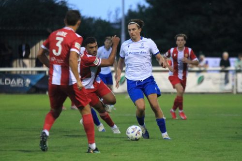 IMG 0493-Enfields-Sam-Youngs-challenged-by-Nathan-Bertram-Cooper-and-Josh-Hare