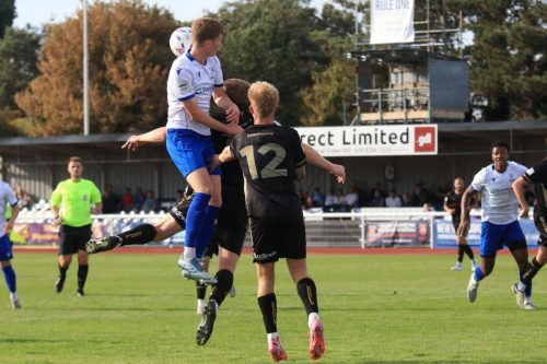 IMG 1339-Harry-Bullas-challenges-Will-Dawes-and-another-Weston-player-I-cant-identify