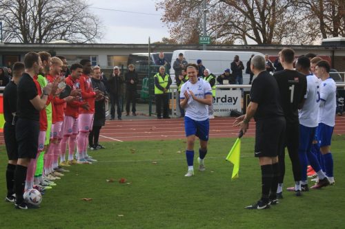 IMG 2356-Enfield-captain-Sam-Youngs-is-given-a-guard-of-honour-after-becoming-the-clubs-all-time-record-appearance-maker