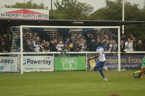 1-0: Enfield's Mo Faal scores the only goal of the game