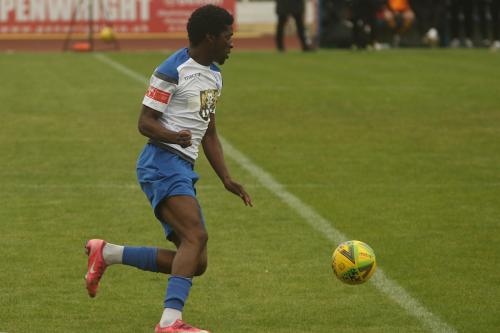 Andre Coker in possession