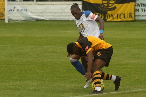 Enfield's Nathan-Smith and Cheshunt's Theo Osinfolarin