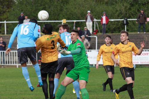 Enfields-Tyler-Campbell-L-cant-get-his-header-on-target