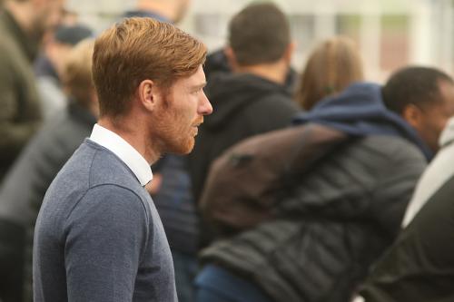 Former Towner and current Wingate & Finchley boss Marc Weatherstone was in the crowd after his side's early kick-off