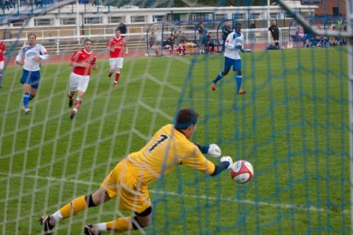 Wrexham-keeper-Louis-Gray-beats-away-an-effort